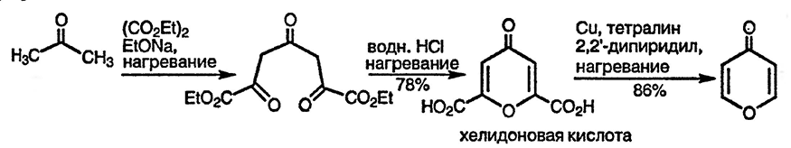 Рисунок 2. Раздел 8.5. Синтез 4-пиронов